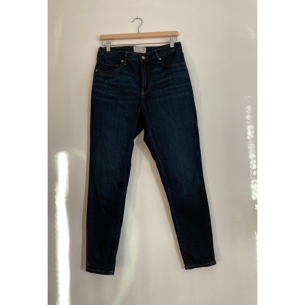 Everlane Curvy High Rise Skinny Jeans - Dark Blue - 30 Regular